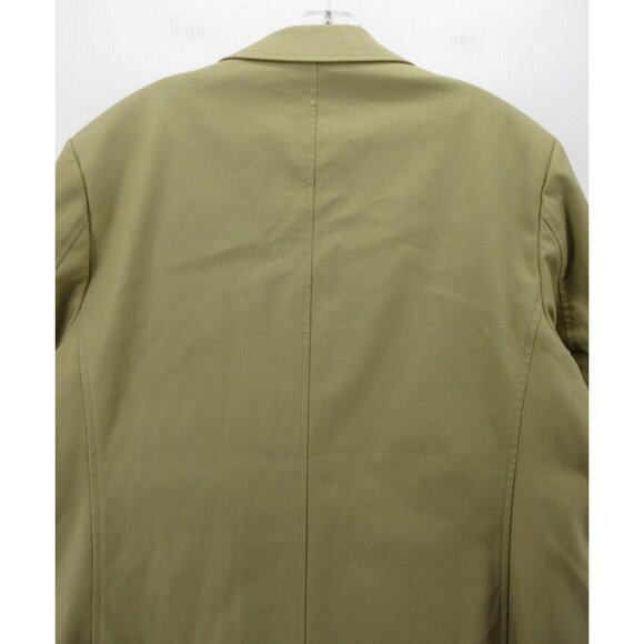 LL Bean Sport Coat 44 Blazer Safari Field Jacket Military Elbow Patch - Picture 9 of 13